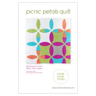 Picnic Petals quilt pattern: PDF download