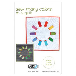 Sew Many Colors mini quilt: PDF download