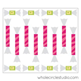 Shoreline Sweets blocks pattern by Sheri Cifaldi-Morrill | whole circle studio. Foundation paper piecing pattern. Cute candy blocks! Block pattern available at shoptest.wholecirclestudio.com