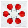 modern | ladybug | ladybug loop | foundation paper piecing | paper piecing | ladybug quilt | pattern | kid quilt | insect | quilt