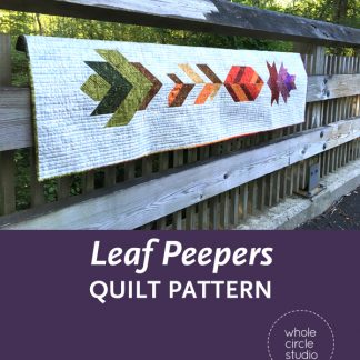 Looking for a fun, nature-inspired quilting project?Join Leah Day and Sheri Cifaldi-Morrill of Whole Circle Studio in this easy fall quilt along. Leaf Peepers is the perfect table runner or wall hanging for Thanksgiving. Join us as we give tips and tutorials as we make these quilt blocks together! Visit http://blog.wholecirclestudio.com/leafpeepers for all the Quilt Along details.