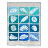 Shoreline Shells, beach seashell and sea glass, themed block of the month program. Make these modern quilt blocks / mini quilts. Foundation paper pieced quilt sew along. Available at wholecirclestudio.com