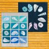 Shoreline Shells, a beach seashell, sea glass themed block of the month program. Make these modern quilt blocks / mini quilts. Foundation paper pieced (FPP) quilt sew along. Available at wholecirclestudio.com
